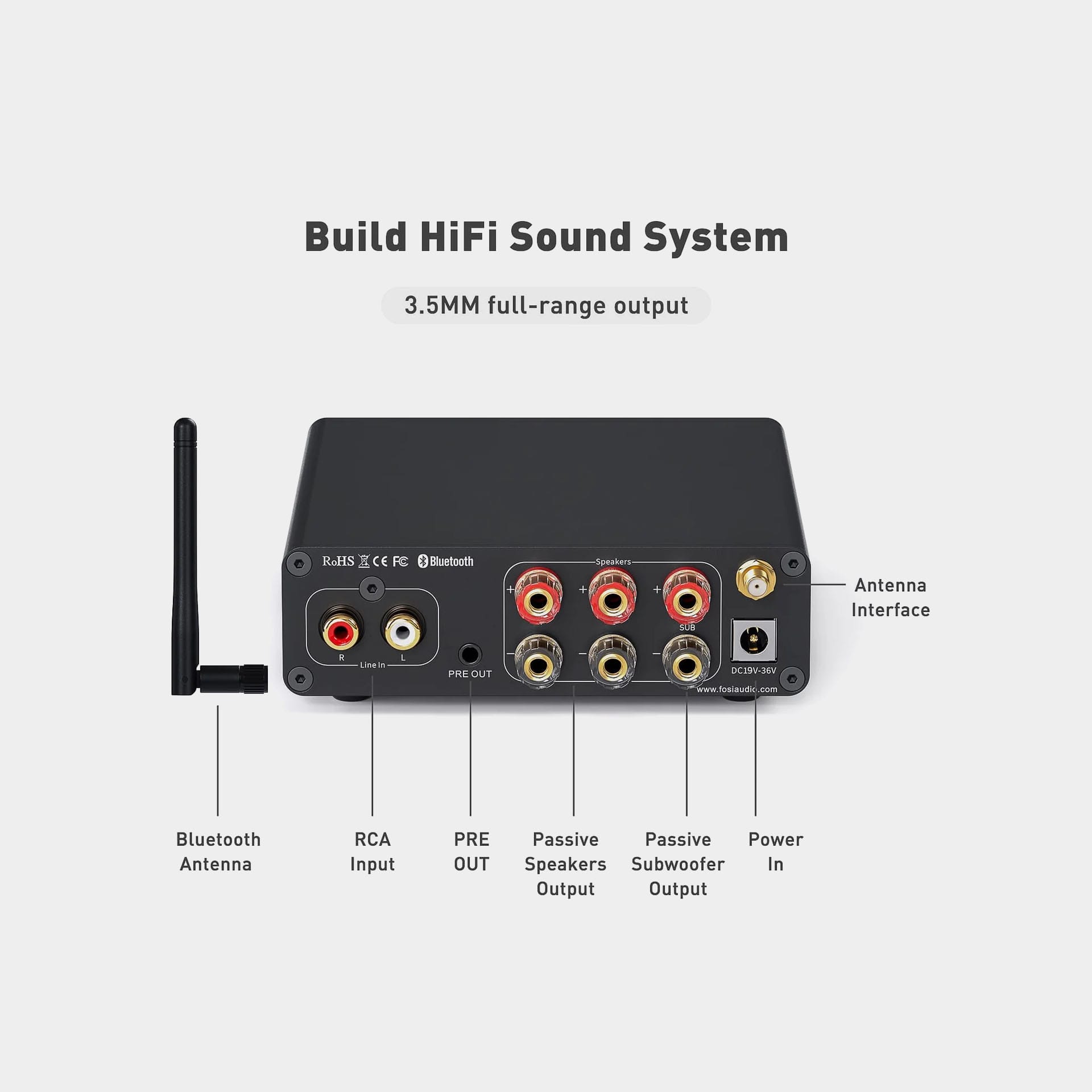 Fosi audio eindversterker - Afbeelding 2